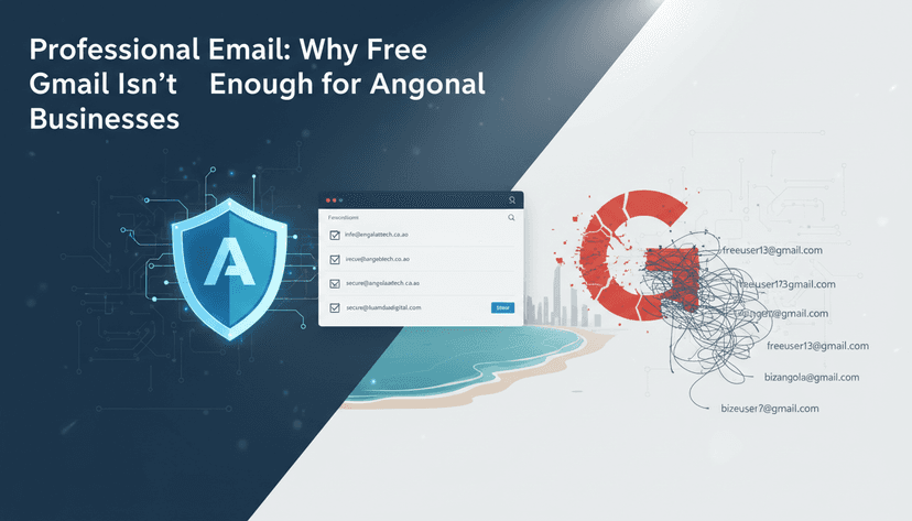 Email Profissional: Por Que o Gmail Não Chega Para Negócios em Angola