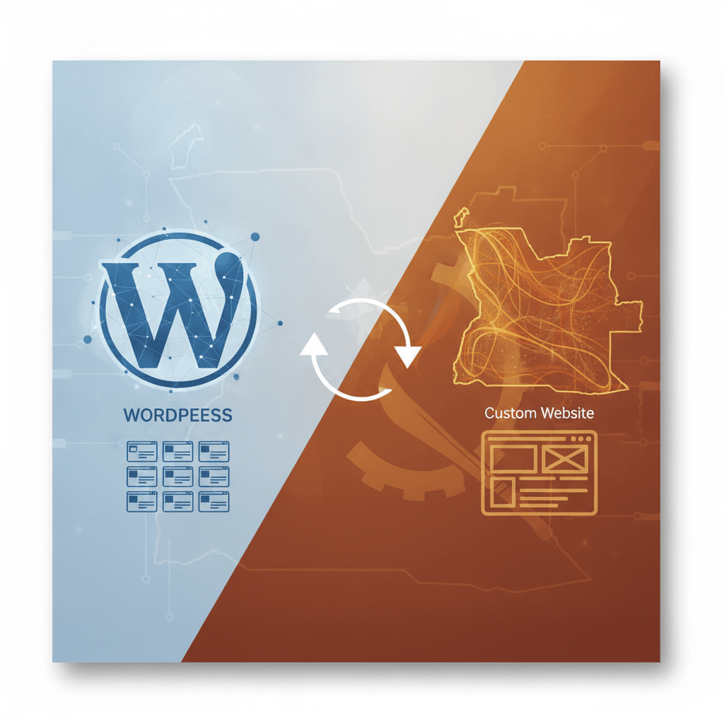 WordPress vs Site Personalizado: Qual é Melhor para PME Angolanas?
