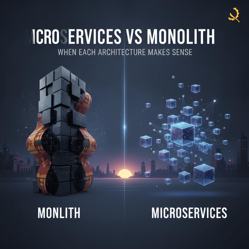 Microserviços vs Monolito: Quando Cada Arquitectura Faz Sentido